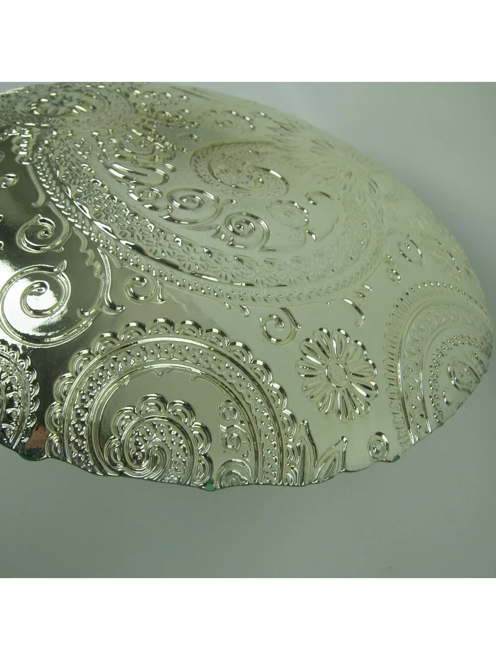 Vintage Decorative Glass Serving Bowl 13